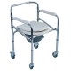 WOLAID Commode Chair With Wheel