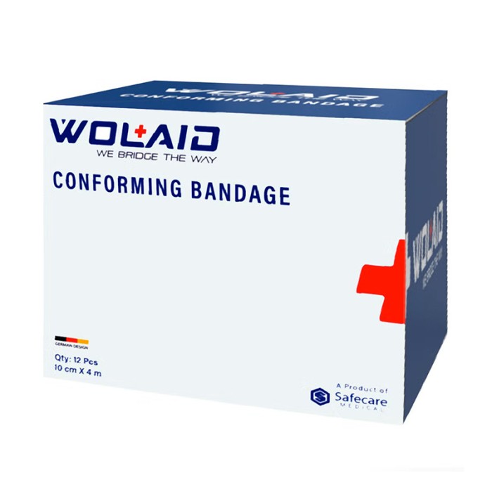 WOLAID Conforming Bandage (10 cm) 12Pcs