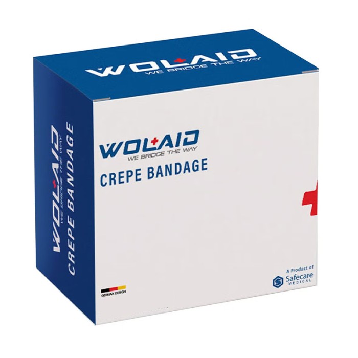 WOLAID Crepe Bandage (10 cm) 12Pcs