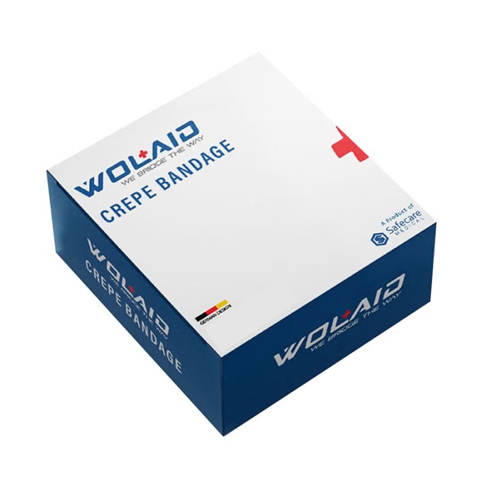 WOLAID Crepe Bandage (10 cm) 12Pcs