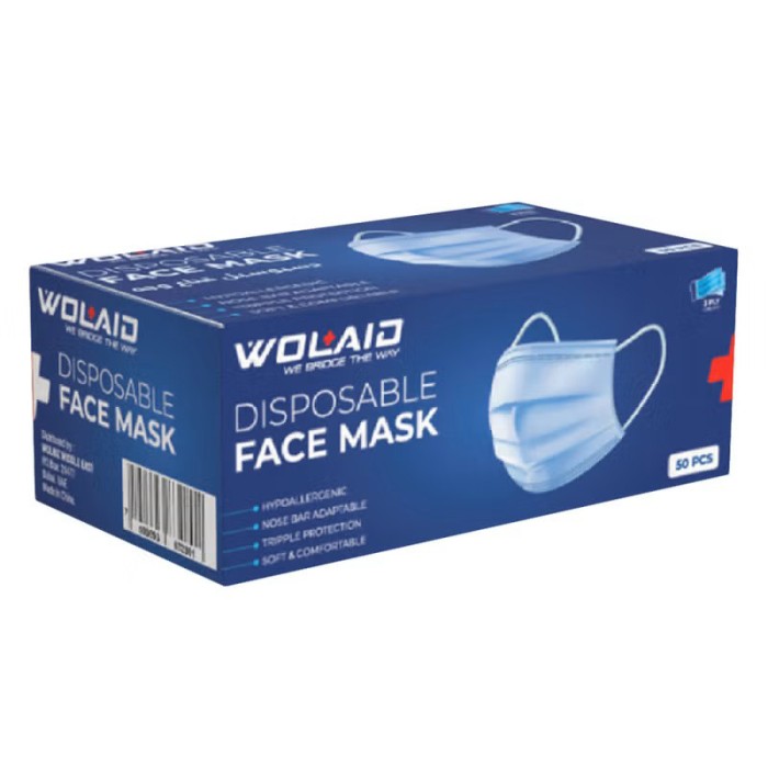 WOLAID Disposable Face Mask