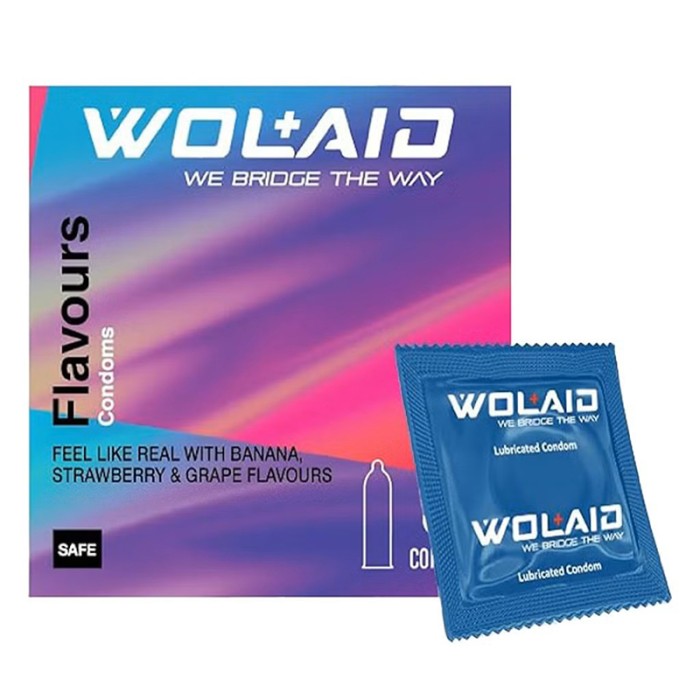 WOLAID Flavours Condoms 3Pcs