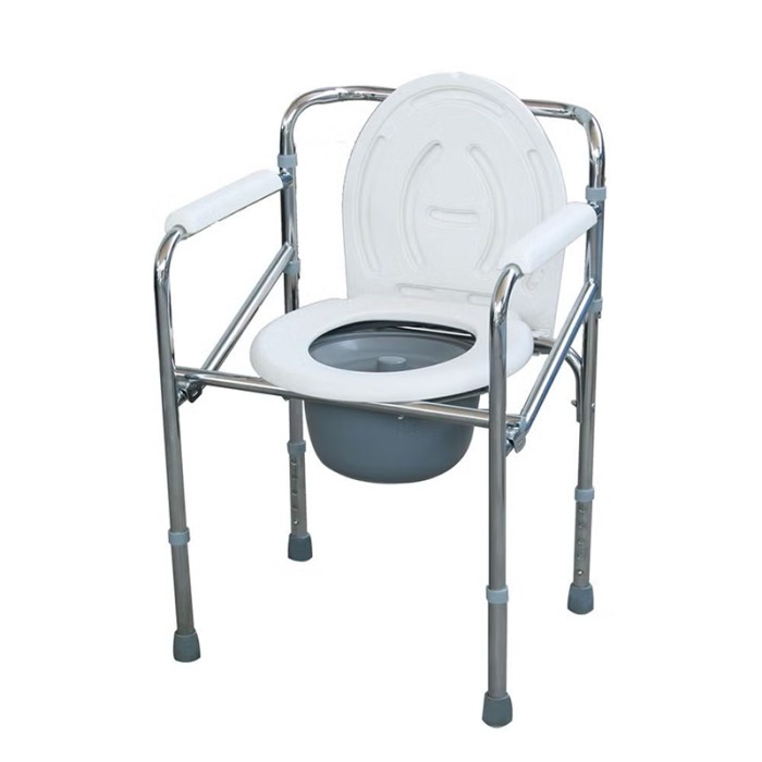 WOLAID Folding Commode Chair