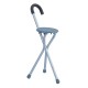 WOLAID Folding Seat Cane With Comfortable Round Handle