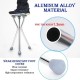 WOLAID Folding Seat Cane With Comfortable Round Handle