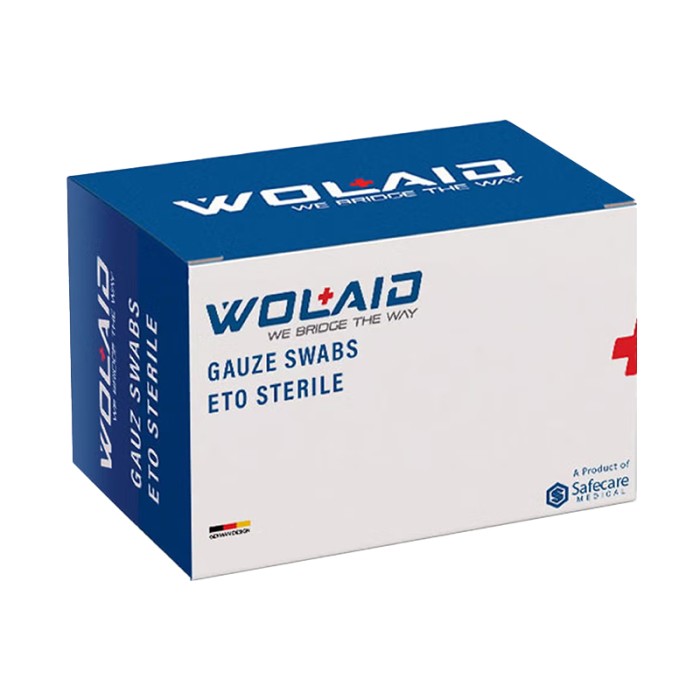 WOLAID Gauze Swabs Eto Sterile (5 cm)