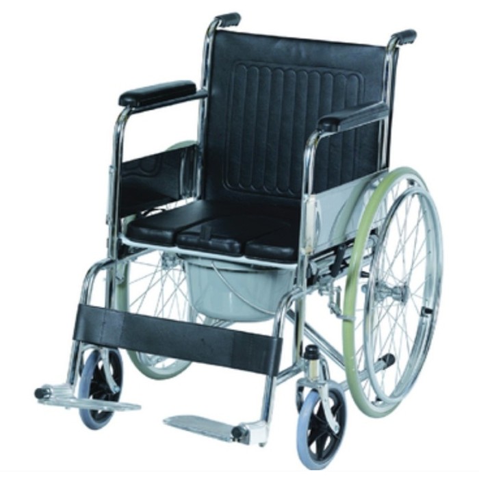WOLAID Heavyduty Commode Wheelchair