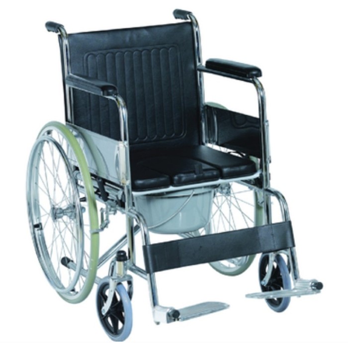 WOLAID Heavyduty Commode Wheelchair