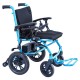 WOLAID Light Weight Electric Wheelchair Foldable Blue