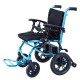 WOLAID Light Weight Electric Wheelchair Foldable Blue