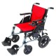 WOLAID Light Weight Electric Wheelchair Foldable Red