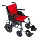 WOLAID Light Weight Electric Wheelchair Foldable Red