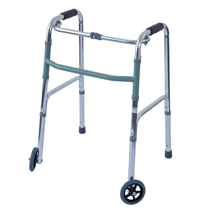 WOLAID Lightweight Folding Walker With Wheels