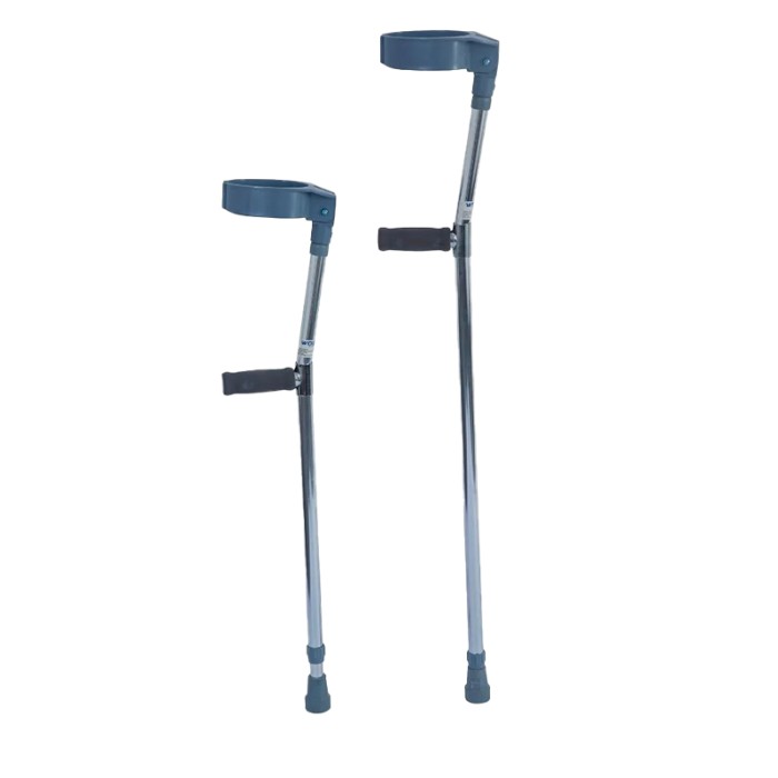 WOLAID Lightweight Walking Forearm Crutch Large