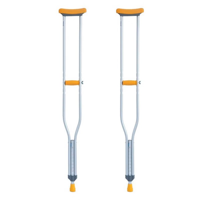 WOLAID Lightweight Walking Underarm One Pair Of Large Crutches