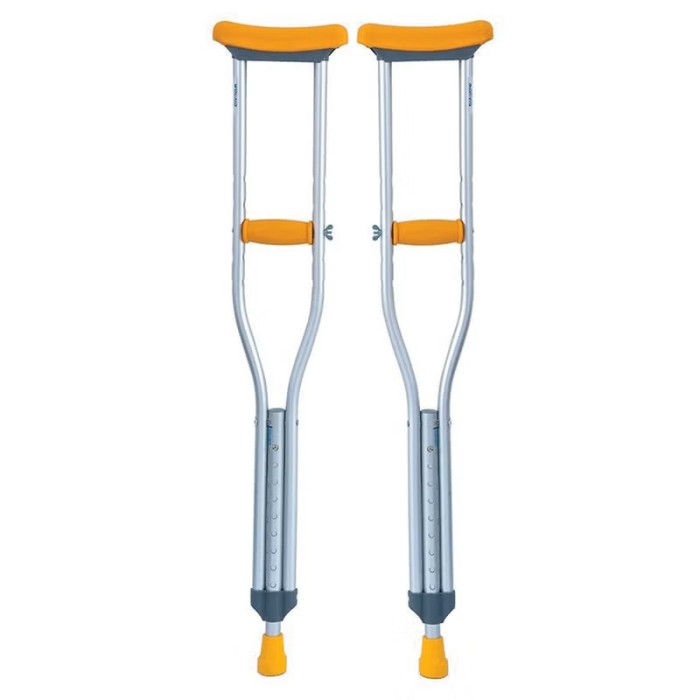 WOLAID Lightweight Walking Underarm One Pair Of Small Crutches