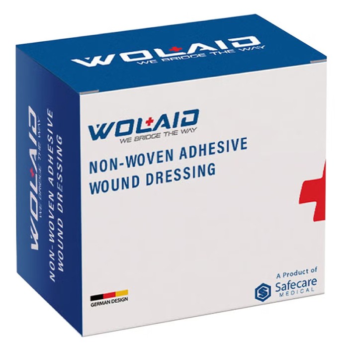 WOLAID Non Woven Adhesive Wound Dressing (10X15) 25Pcs