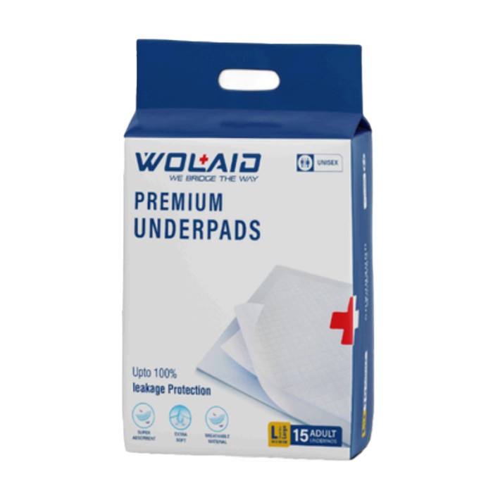 WOLAID Premium Underpads (60X60 cm)