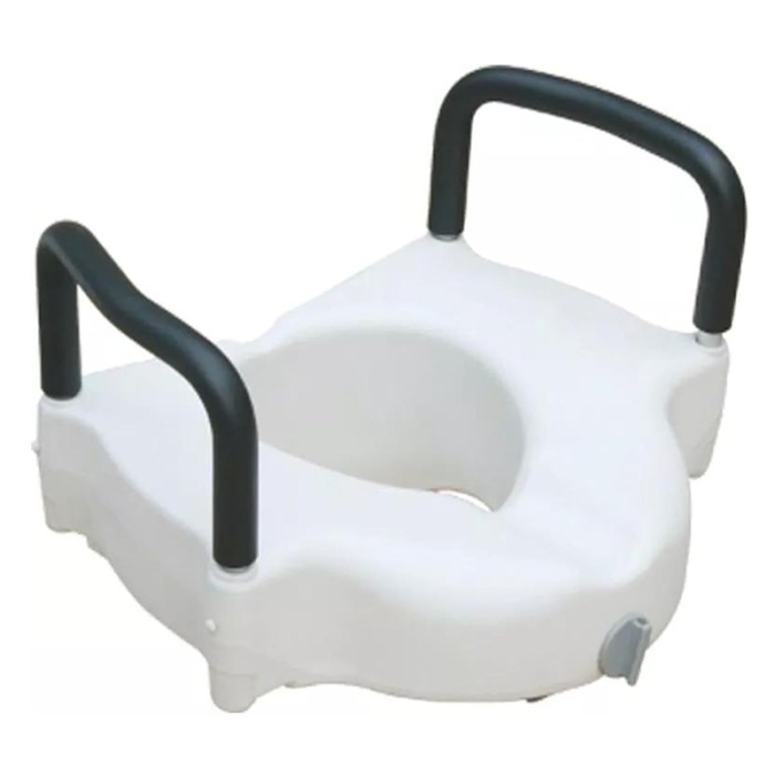WOLAID Raised Toilet Seat With Armrest