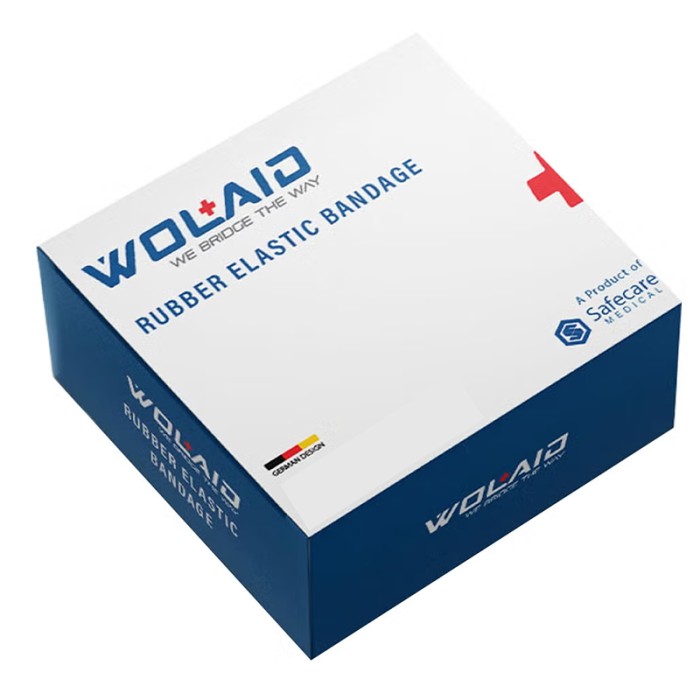 WOLAID Rubber Elastic Bandage (15 cm) 12Pcs