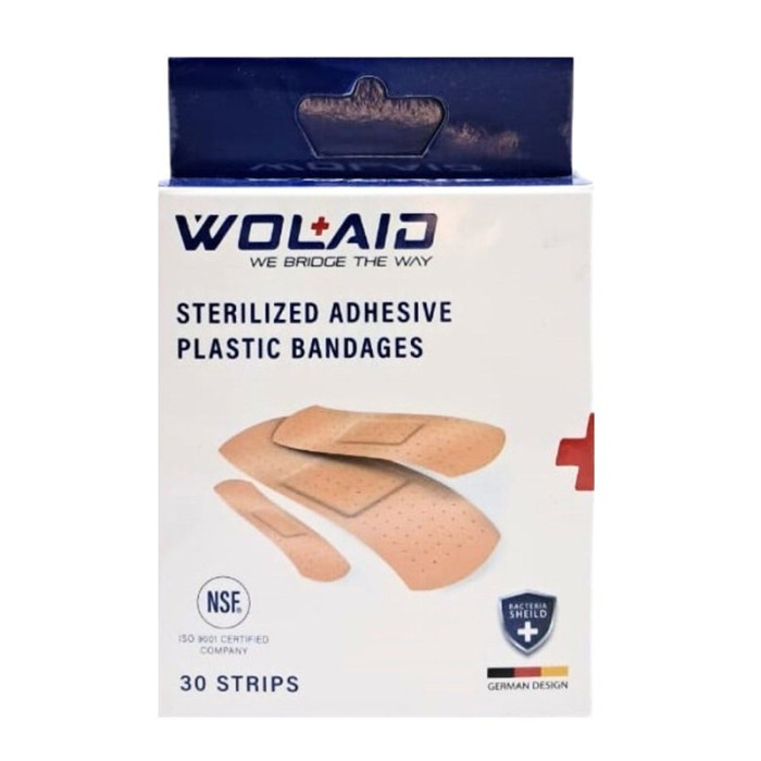 WOLAID Sterilized Adhesive Bandages (Strips) 50S