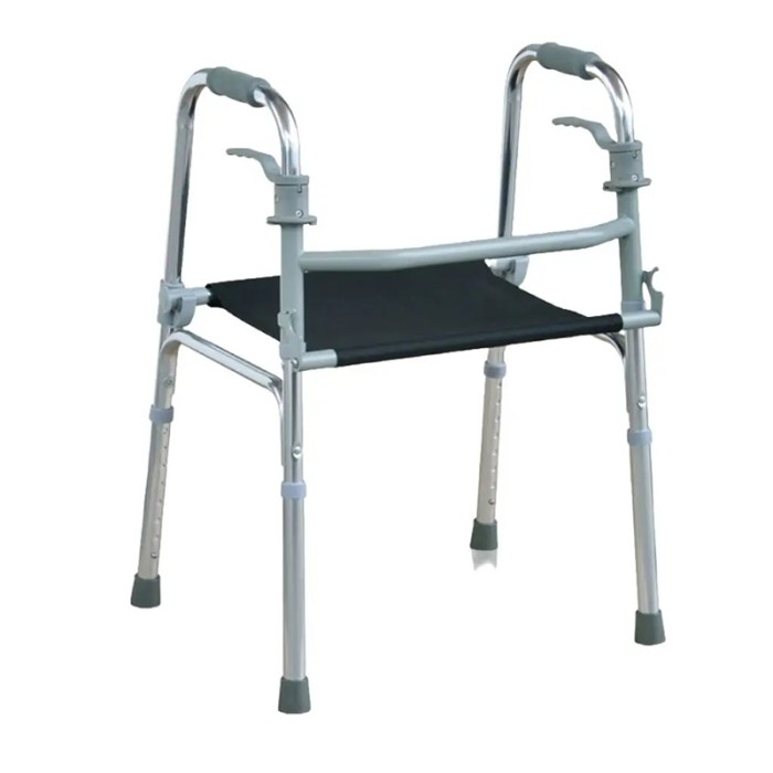 WOLAID Trigger Folding Seated Walker