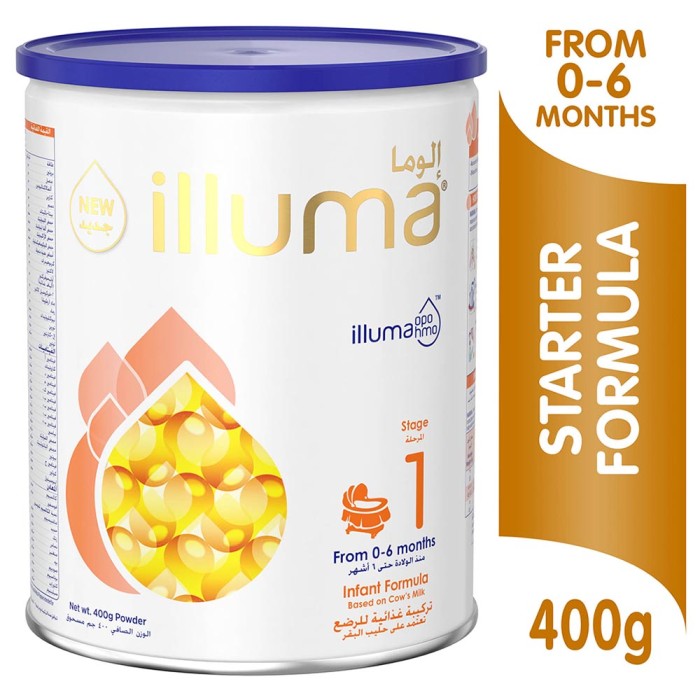 WYETH Illuma HMO Stage 1 Infant Formula 0-6M 400g