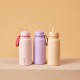 b.box 1L Insulated Flip Top Bottle, Triple Wall Stainless Steel, Cold up to 46hrs, Deep Space