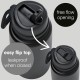 b.box 1L Insulated Flip Top Bottle, Triple Wall Stainless Steel, Cold up to 46hrs, Deep Space