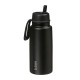 b.box 1L Insulated Flip Top Bottle, Triple Wall Stainless Steel, Cold up to 46hrs, Deep Space