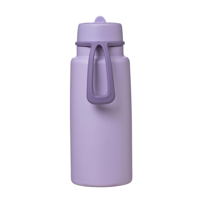 b.box 1L Insulated Flip Top Bottle, Triple Wall Stainless Steel, Cold up to 46hrs, Lilac Love