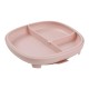 b.box 2 in 1 Suction Plate, Strong Suction Base, Removable Divider, Blush