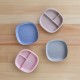 b.box 2 in 1 Suction Plate, Strong Suction Base, Removable Divider, Blush