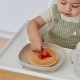 b.box 2 in 1 Suction Plate, Strong Suction Base, Removable Divider, Blush