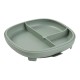 b.box 2 in 1 Suction Plate, Strong Suction Base, Removable Divider, Sage