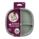 b.box 2 in 1 Suction Plate, Strong Suction Base, Removable Divider, Sage
