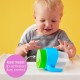 b.box 360 Cup with Silicone Drinking Rim, Emerald Forest Green 250ml