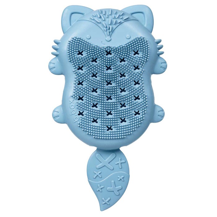 b.box Baby Bath Brush Soft Silicone Scrubber, Newborn Safe