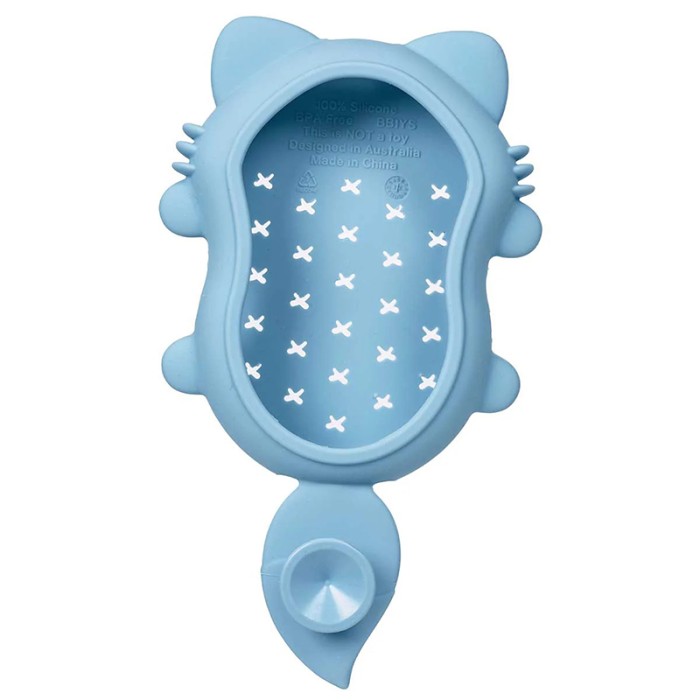 b.box Baby Bath Brush Soft Silicone Scrubber, Newborn Safe