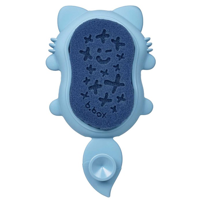 b.box Baby Bath Brush Soft Silicone Scrubber, Newborn Safe