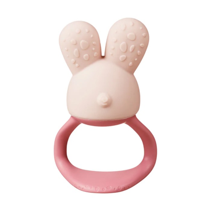 b.box Chill & Fill Teether Blush, Fillable & Chillable Water Teether