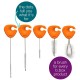 b.box Cleaning Brush Set, 5 Piece Straw & Bottle Brush Kit