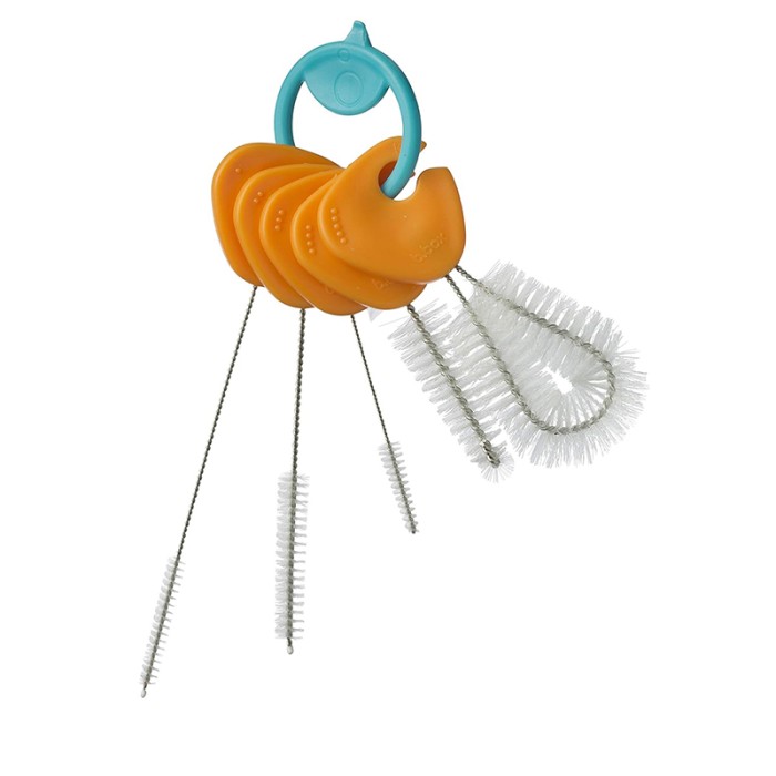 b.box Cleaning Brush Set, 5 Piece Straw & Bottle Brush Kit