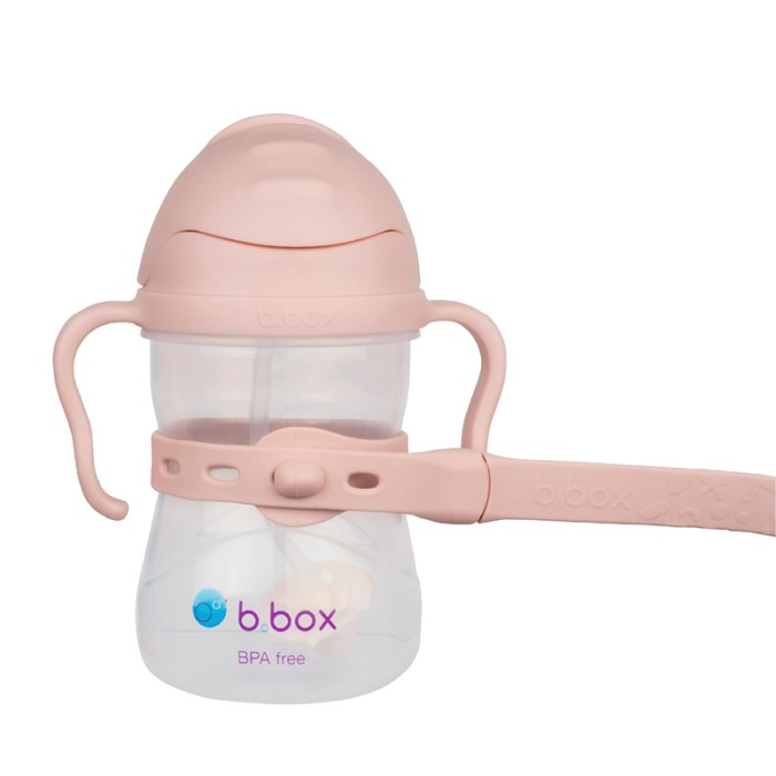 b.box Connect a Cup Universal Strap, Tether for Bottles, Cups & Toys, Blush