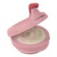 b.box Fill & Feed Reusable Food Pouch, Silicone, Blush Pink 110ml