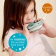 b.box Fill & Feed Reusable Food Pouch, Silicone, Sage Green 110ml