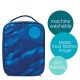 b.box Flexi Insulated Lunch Bag, Fits Lunchbox & Snackbox, Washable, Deep Blue
