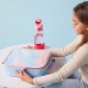 b.box Flexi Insulated Lunch Bag, Fits Lunchbox & Snackbox, Washable, Morning Sky Pink