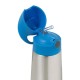 b.box Insulated Drink Bottle, Stainless Steel, Cold 8hrs/Warm 6hrs, Blue Slate 350ml