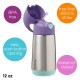 b.box Insulated Drink Bottle, Stainless Steel, Cold 8hrs/Warm 6hrs, Lilac Pop 350ml